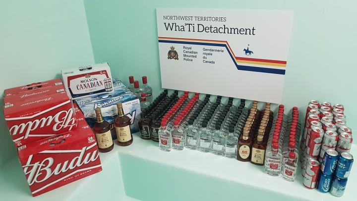 Alcohol seized by police