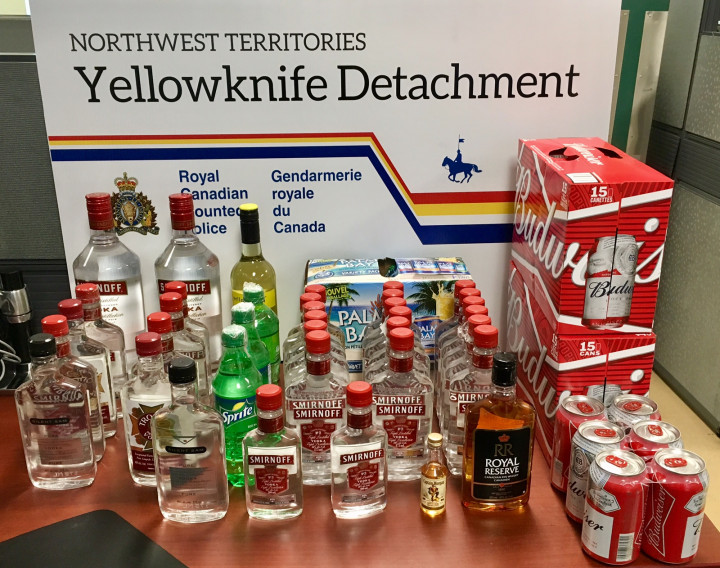 Alcohol seized destined for restricted community in Northwest Territories
