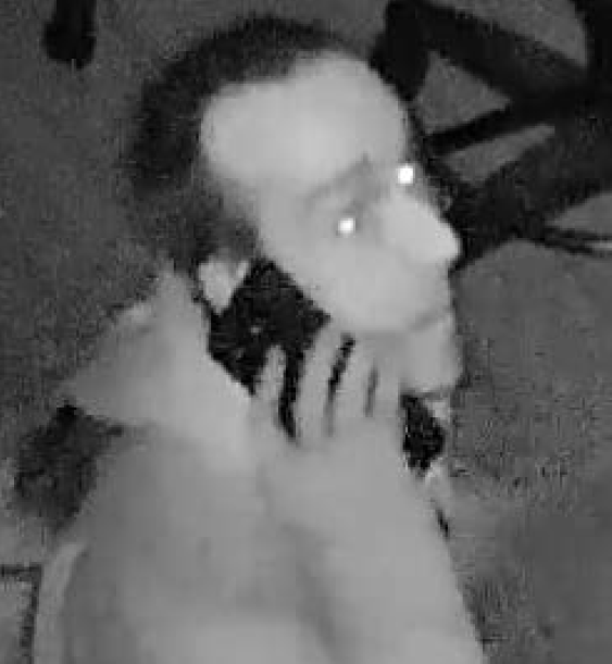 Image du suspect tirée d'une caméra de surveillance