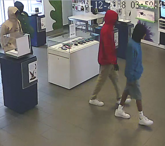 Suspects caught on camera