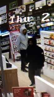Suspects caught on store surveillance