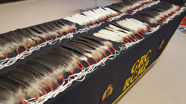 Manitoba RCMP eagle feathers