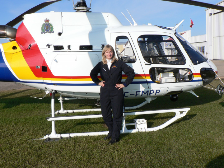 Special Constable Kathy Stewart, Helicopter Pilot