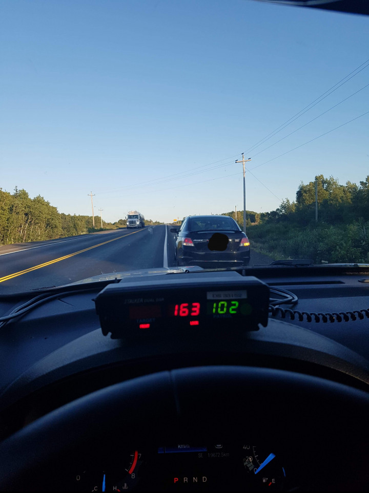 Glovertown RCMP removes woman from TCH near Gambo for excessive speed