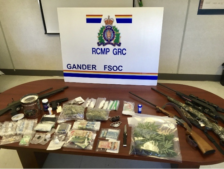 Drugs and weapons seized from the home of an Appleton man. 