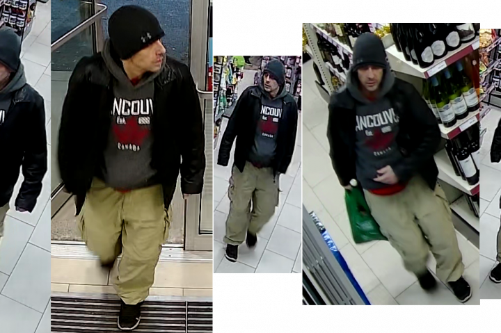 Holyrood RCMP seeks public's assistance identifying two men who may have information on a theft at the Holyrood Orangestore on December 2, 2019. 