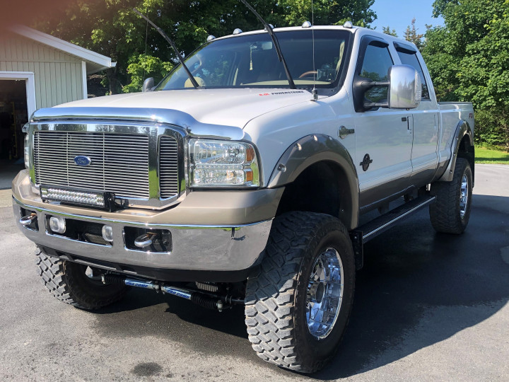 2005 white Ford pickup, Alberta licence plate # BTY 5634, with a light bar attached to the front, stolen from a driveway on Ocean Pond Road sometime between 1:00 a.m. and 9:00 a.m. on January 15, 2020. 