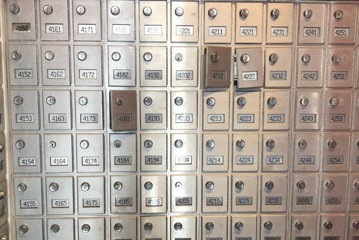 Damaged mailboxes