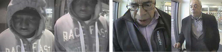 Photos of suspects