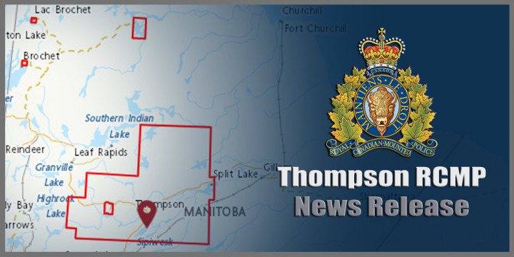 Thompson RCMP News Release sign