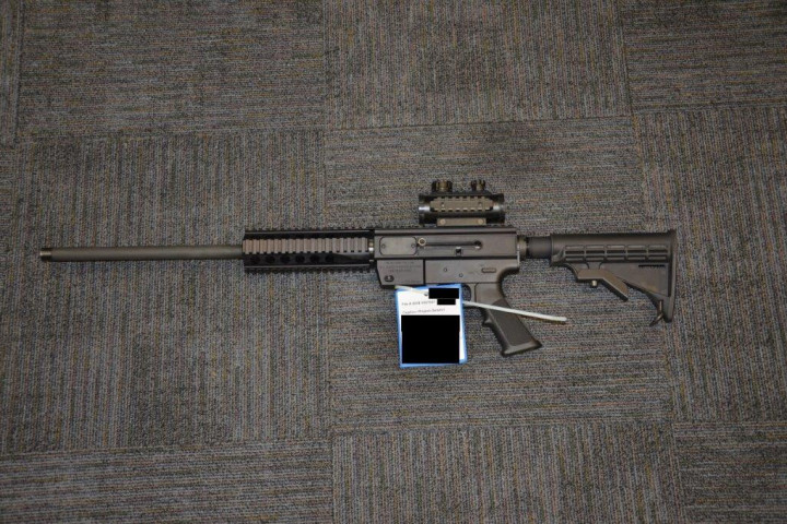 Firearm seized