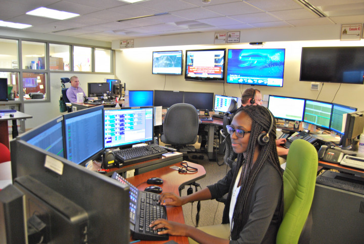 Photo: The NB RCMP's Operational Communications Centre