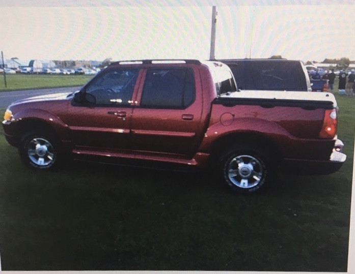 vehicle similar to the stolen Ford Explorer