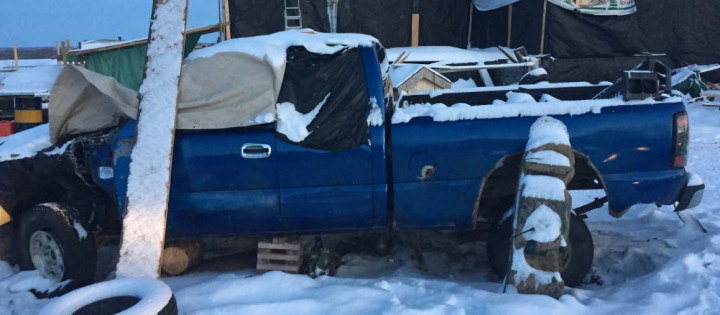 Recovered stolen truck