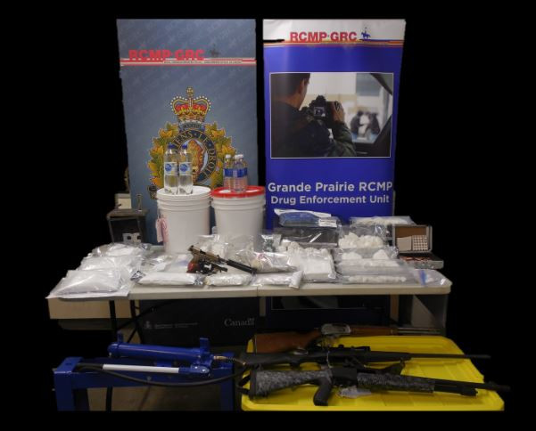 Seized drugs and firearms