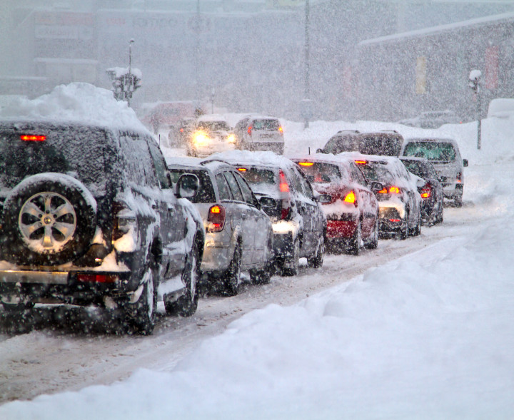 Image of winter road conditions in Nova Scotia 