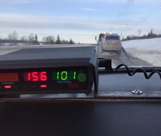 RCMP Traffic Services West seizes vehicle, charges driver for excessive speeding on the Trans-Canada Highway between Little Harbour and St. Jude's.