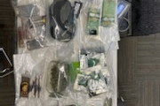 Marihuana, marihuana edibles and cash seized by RCMP during traffic stop on May 15, 2020.