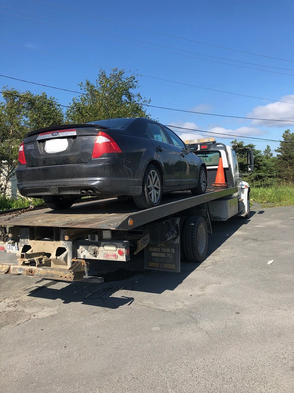 Bay Roberts RCMP seizes car for having no insurance on July 13, 2020.