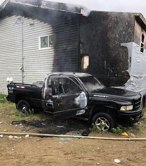 Natuashish RCMP determined that a suspicious house fire started in a pick-up truck and spread to the house on July 26, 2020