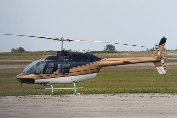 Seized helicopter
