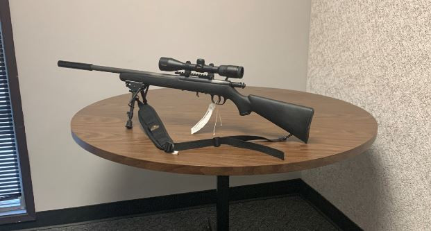 photo of seized firearm