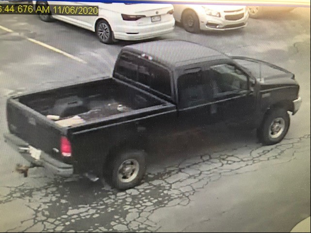 Bay Roberts RCMP is investigating a theft of a 2002 black Ford F-250 (NL licence plate CLT 875), that has a plow frame on the front and a trailer hitch on the back, that occurred sometime between November 6-9, 2020.
