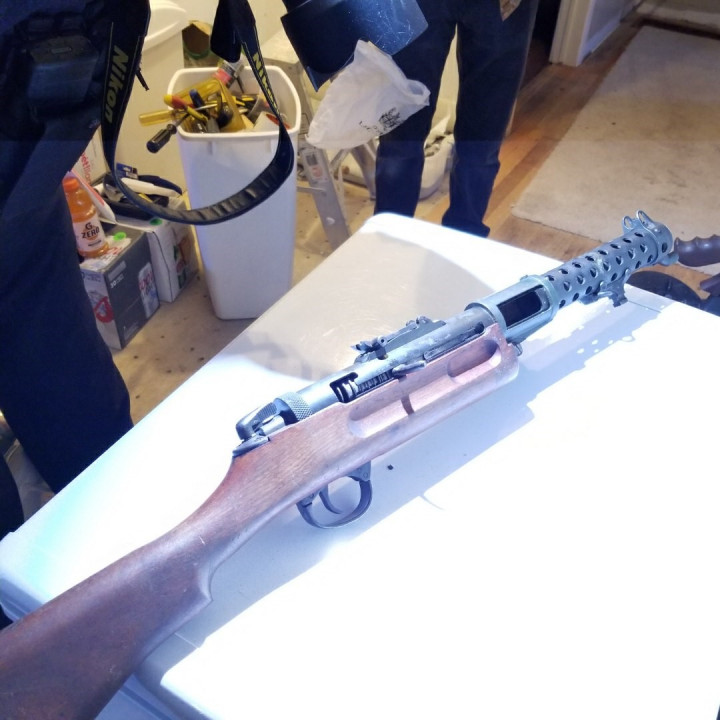 Assault rifle seized