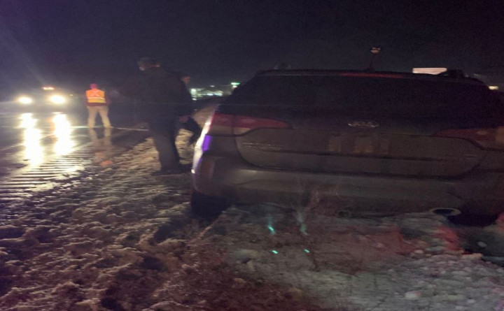 The driver of this vehicle was arrested for impaired driving on the TCH February 5, 2021