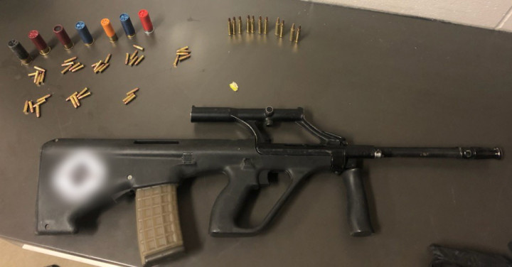 A semi-automatic firearm and ammunition 