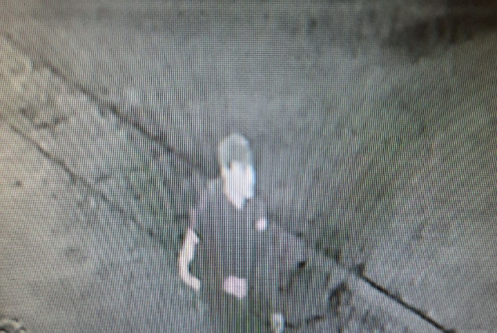 This individual was captured on surveillance during a break and enter at the Avalon Railway Station Museum on July 25, 2021.
