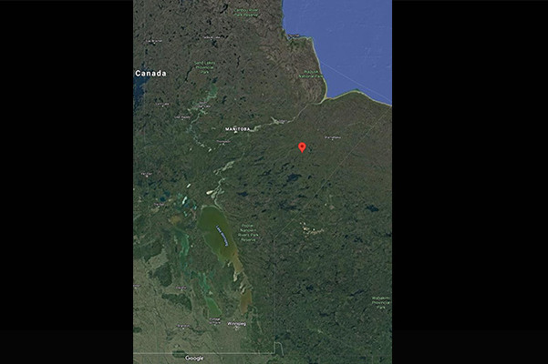 carte du Manitoba