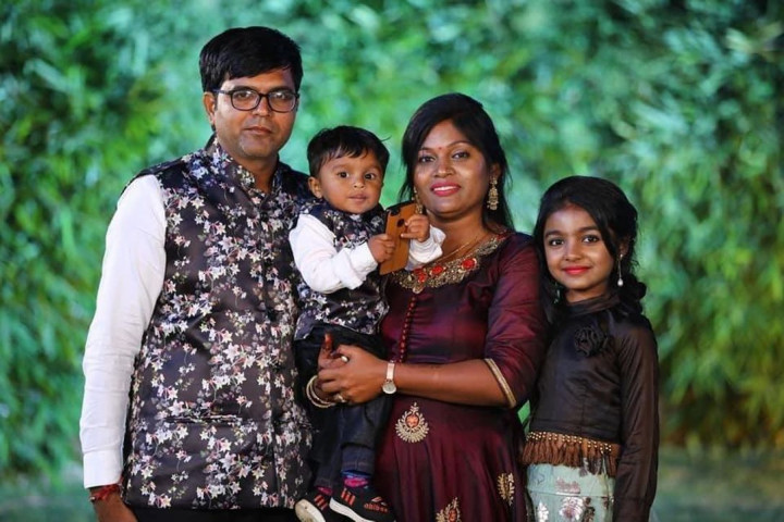 Photo of Patel family