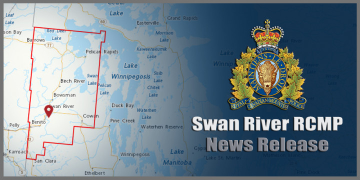 Swan River RCMP News Release sign