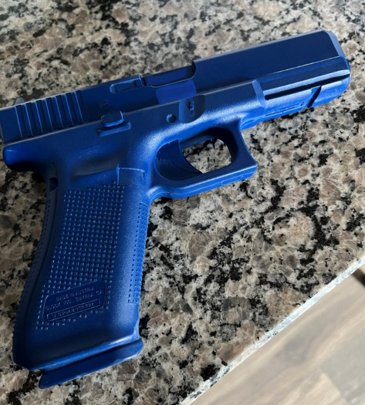 Photo of replica 9mm firearm
