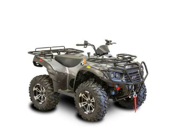 A stock image of a 2021 grey Argo Explorer XR-570 LE quad.