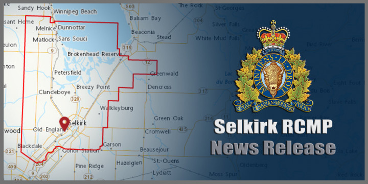 Selkirk RCMP news release sign