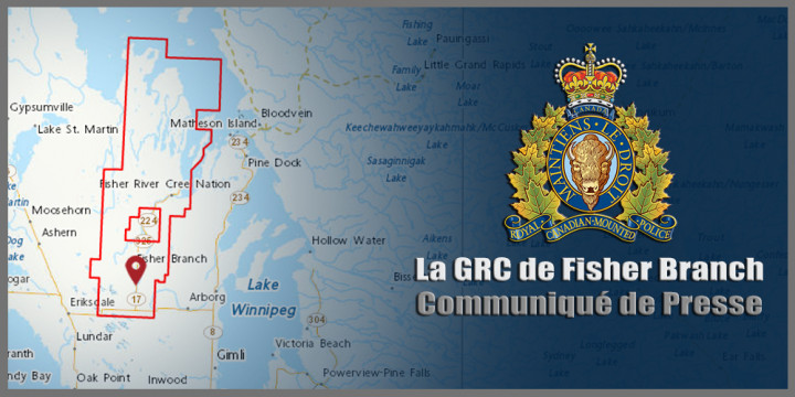Signe de communiqué de presse de la GRC de Fisher Branch