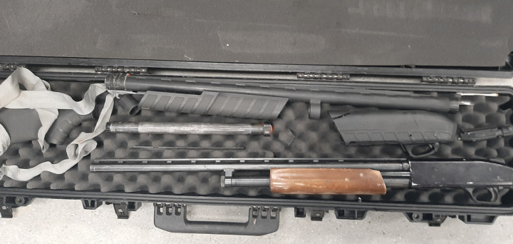Arme à feu saisi