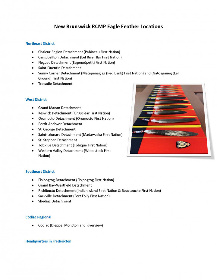 Detachments with Eagle Feathers available