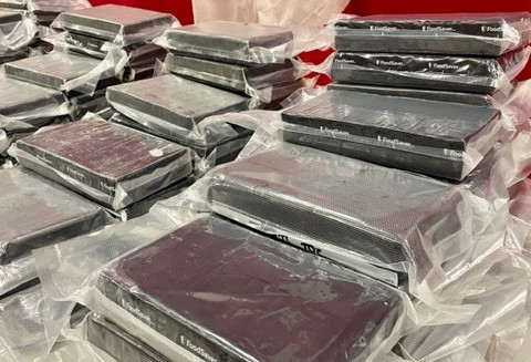 RCMP photo: Cocaine seized from the SUV