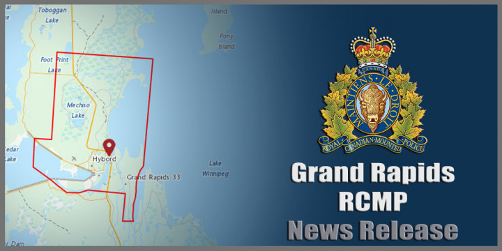 Grand Rapids RCMP news release sign