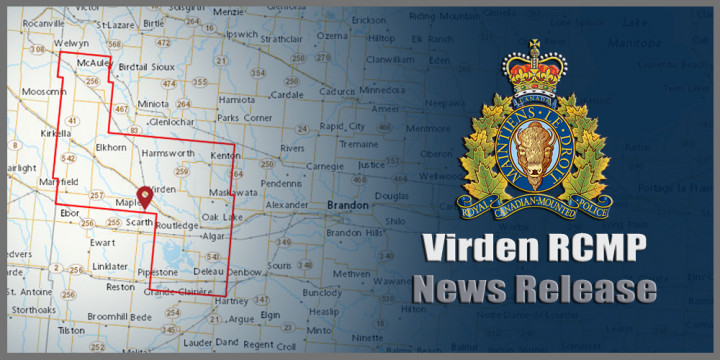 Virden RCMP News Release sign