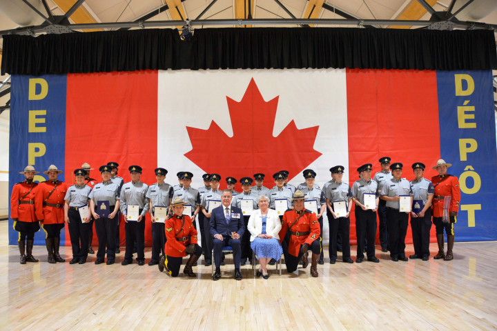 Candidates graduate from the Indigenous Pre-Cadet Training Program at Depot