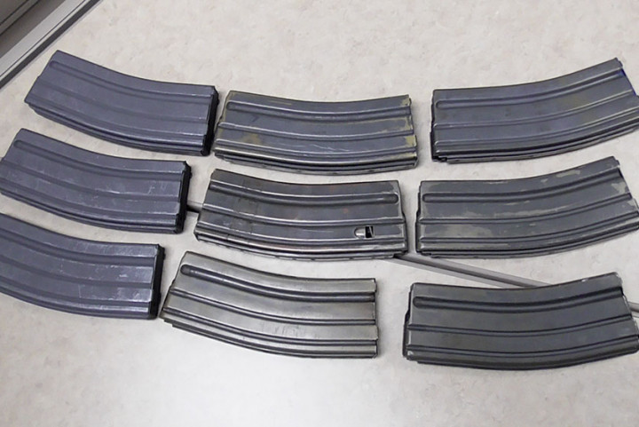 Seized magazines.