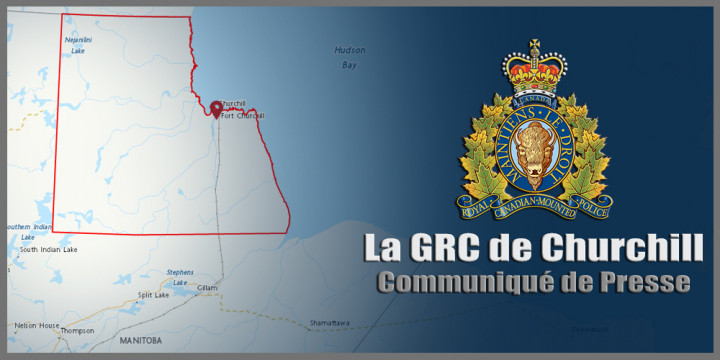 Signe de communiqué de presse de la GRC de Churchill