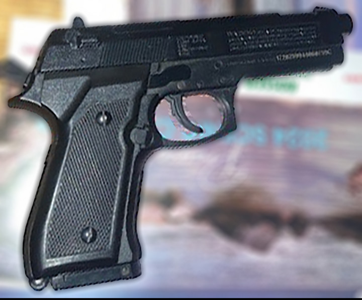 Seized firearm