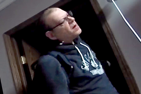 The suspect is described as a man between the ages of 30 to 50 years old. He has sandy brown hair that is balding on top. He wears glasses and is known to wear hoodies, Mechanix brand gloves, a dark backpack