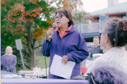 Aigah Attagutsiak explains the importance of oil lamps in the Inuit custom.