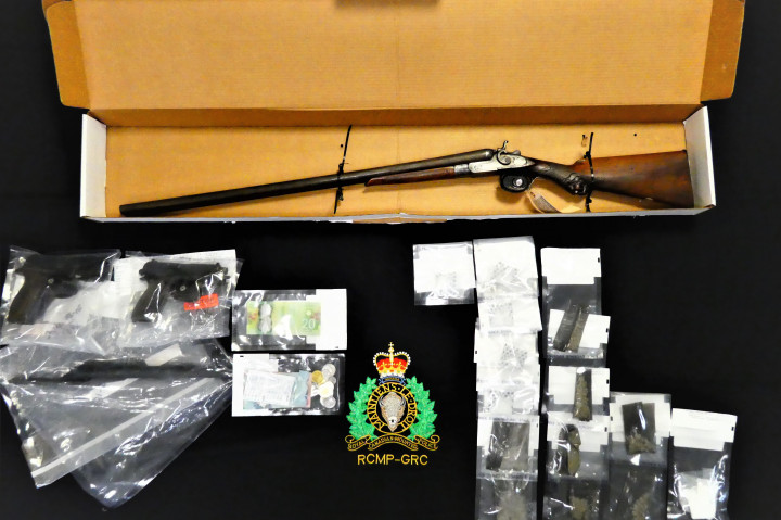 Items seized from Argyle Street